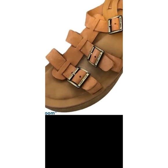 Kork-Ease Mustard Buckle Sandals - Picture 2 of 7